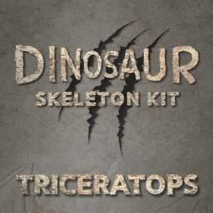 공룡화석시리즈 - 트리케라톱스
